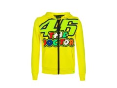 Valentino Rossi dětská mikina s kapucí yellow Classic The Doctor 2019 - 12/14